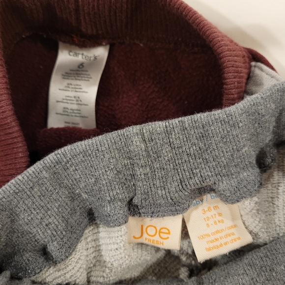 Carters / JoeFresh jogget bundle 3-6 month - Picture 3 of 3